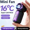 Powerful Wind Super Mini Handheld Fan USB Rechargeable Turbo Fan New Handheld Turbo Fan  Summer
