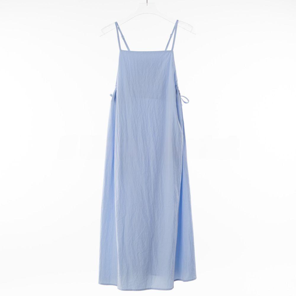 Nylon Strap Bustier Maxi Dress 2COLOR