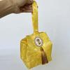Flower Pendant Chinese Style Handbag Printing Small Item Pouch Tassel Knot Wrist Bag  Banquet
