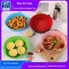 "High-Temperature Resistant Silicone Air Fryer Baking Tray: Easy-Clean, Food-Grade Round Mat"