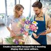 Flower Building Set for Adults Flower Bouquet Botanical Collection Unique Home Décor or Office Décor Great Gift for Her and Him (VASE NOT Included)