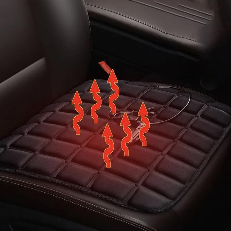 Universal Auto Beheiztes Sitzkissen Intelligente Schnelle Heizung 12V Winter Warmer Sitz Autositz Heizkissen Auto Beheizter Sitzbezug