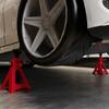 Axle Stands 2 Ton Car Jack Stands Pack of 2, 28-42.5 cm Height Adjustable Support Jack Stand, Heavy Duty Car Lift Tool for Vehicles, Caravans