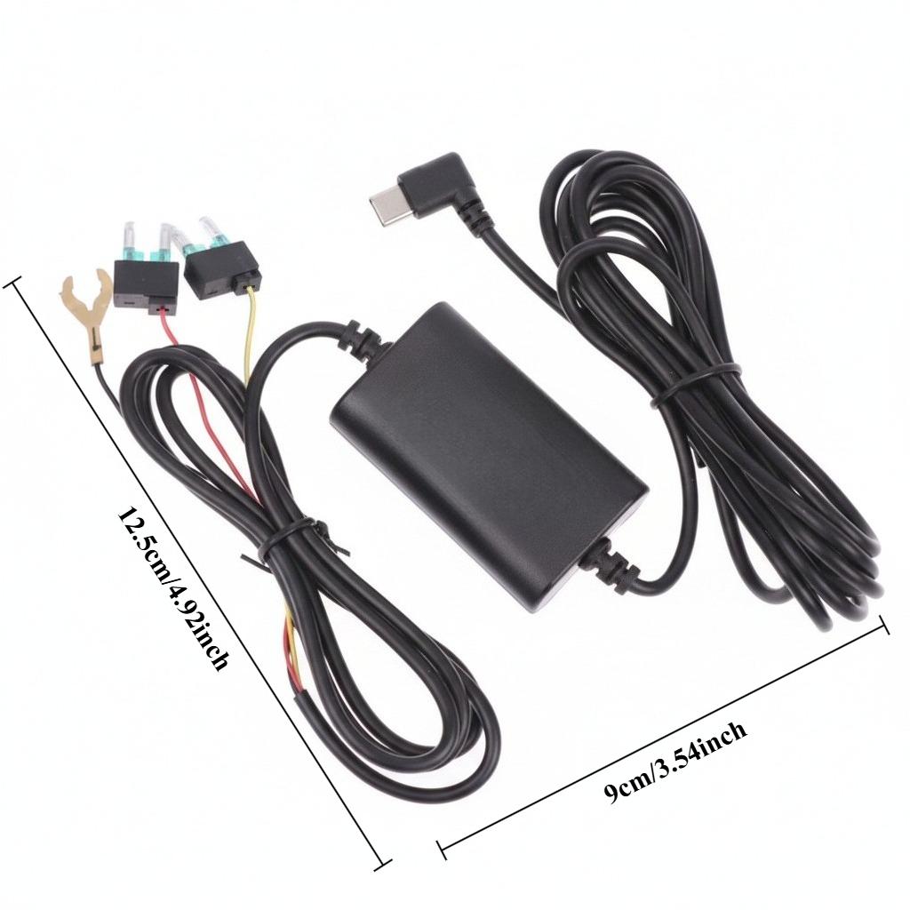 Safe and Stable Power Kit, Hardwire Cable with Fuse Protection for Reliable Dash Cam Operation