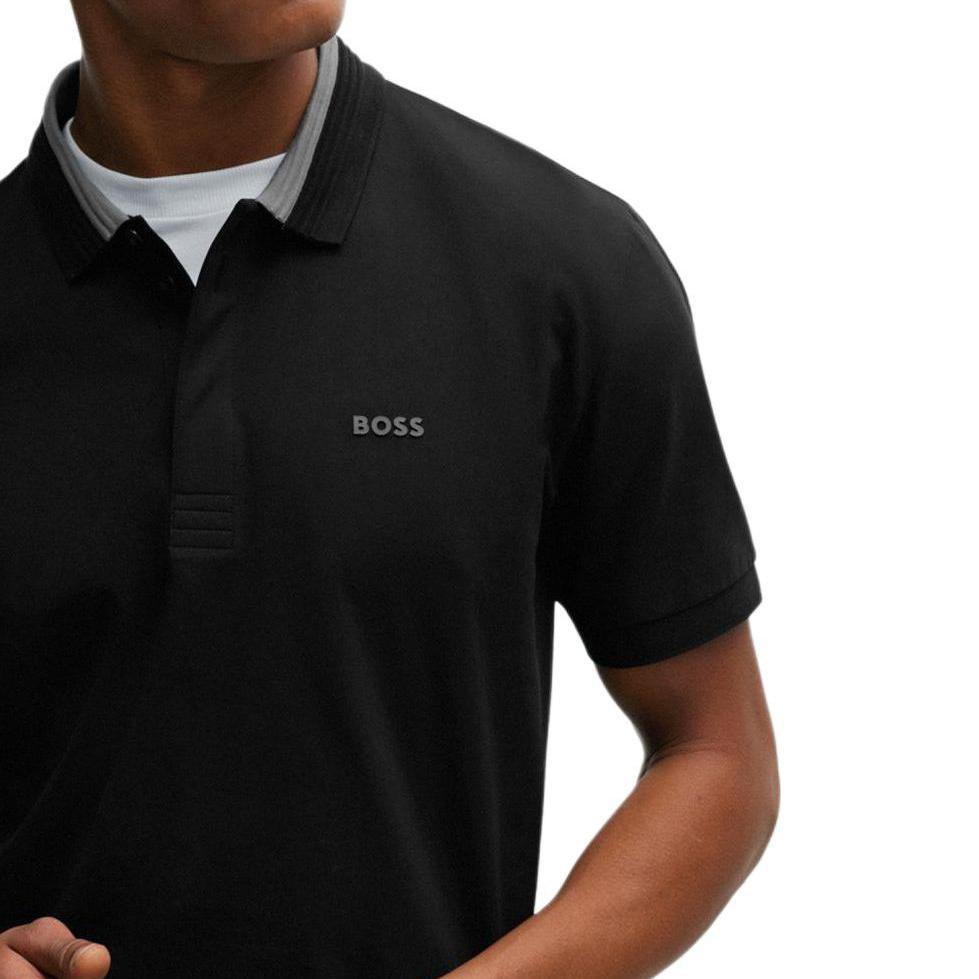 HUGO BOSS SS24 Polo Shirt Men's Black 50506182-001