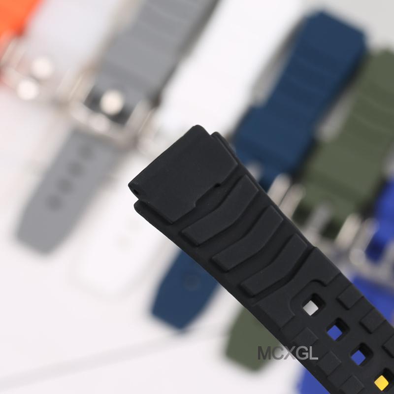 Men's Silicone Watch Strap Replacement Fit for Casio PRG-80 PAG-80 PRW-1000 PRW-1100 Rubber Watch Bands Wristband Bracelet