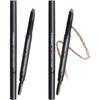 CORINGCO Augenbrauenstift, Makeup Brow Stylist Definer, füllt spärliche Bereiche auf, langanhaltend, weiche dreieckige Augenbraue