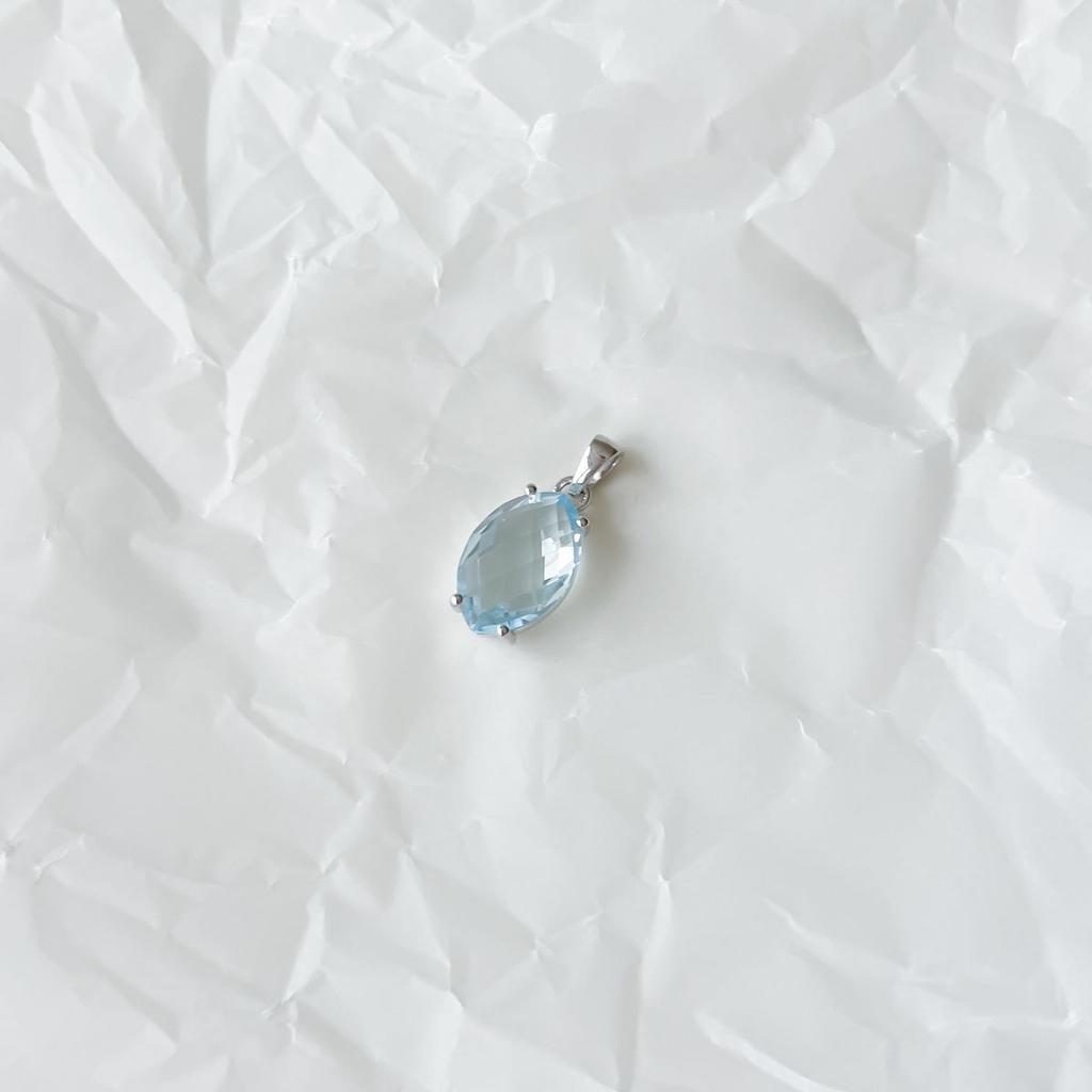 Серебряная подвеска с топазом 6.667ct (2152088)