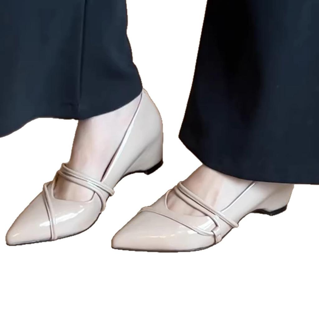 Light luxury commuting temperament thin versatile high heels women's niche high-end comfortable Mary Jane shoes