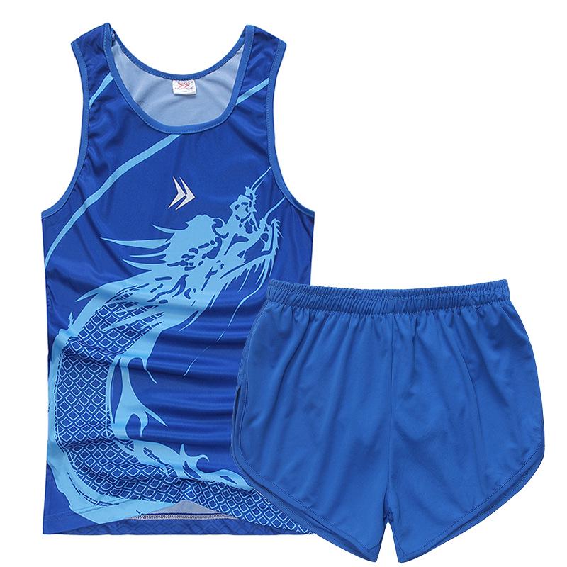 Unisex Track & Field Uniform Set: Fitness Vest & Running Gear for High School & Marathon Training