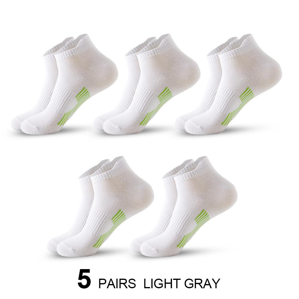 Men's Low-Cut Cotton Sports Socks for Running & Basketball
