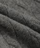 BROOKS BROTHERS Wool Cable Sweater (Grey) (Bbwrmbf401)