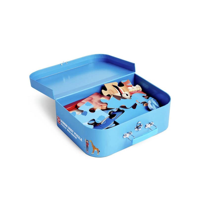 Hape Body Structure Puzzle 100 x 50 x Ages Wooden Play Toy E1635 2.3cm 3+
