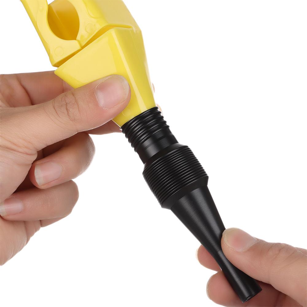 Portable Engine Oil Filling Funnel Plastic Refueling Gasoline Filter Change Oil Funnel