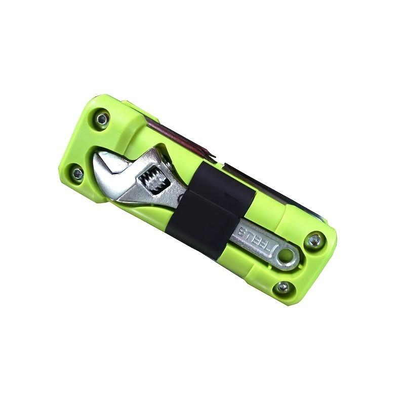 

1 шт., многофункциональные комбинированные инструменты, инструменты для кемпинга, мотоцикла, инструменты для ремонта горного велосипеда, аксессуары для шоссейного велосипеда 1pc зелёный