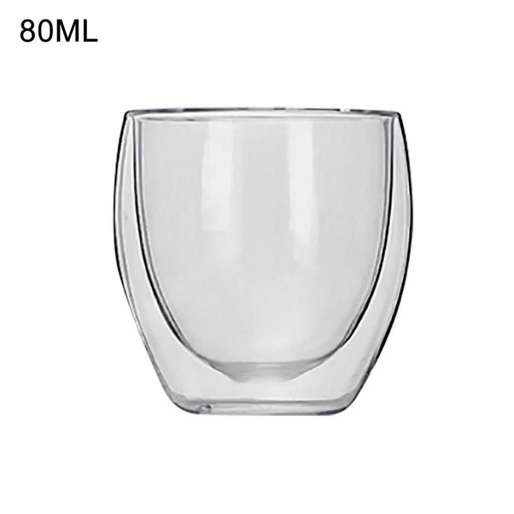 E&F Store Home Dvojitá stěna Tepelná izolace Čaj Káva Mléko Hrnek Nápoj Skleněný šálek Nádobí Populární