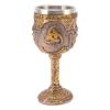 Nordic Viking Goblet Retro Resina Aço Inoxidável Copo de Cerveja para Coquetéis Uísque Vinho Tinto