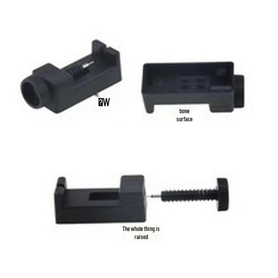 Black Plastic Watch Link and Strap Adjuster Repair Tool