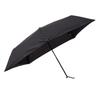 Asty Plain Lightweight Slim Mini Folding Umbrella 55cm X 5R Black HL2255KBD Women's