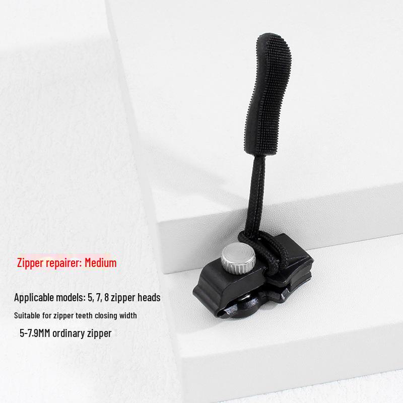 Universal Detachable Zipper Head Replacement Kit for Luggage and Clothing Repair