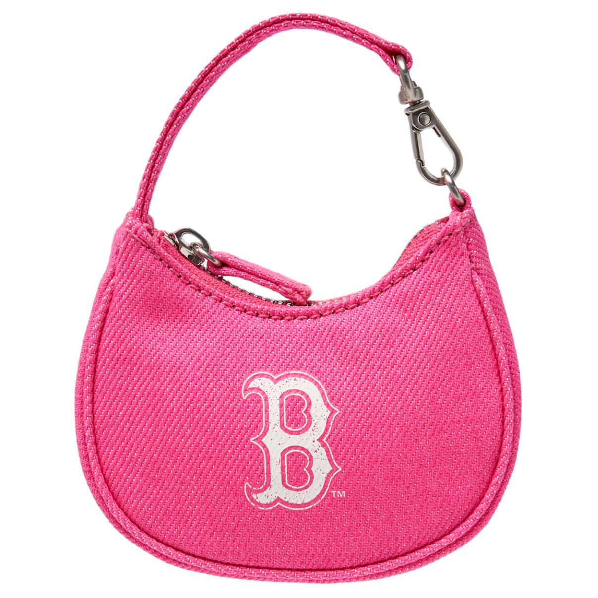 

MLB Boston Red Sox Fashionable Portable Cotton Mini Wallet Women wallet Pink 3APOB016N-43PKS Basic Set (Bag)
