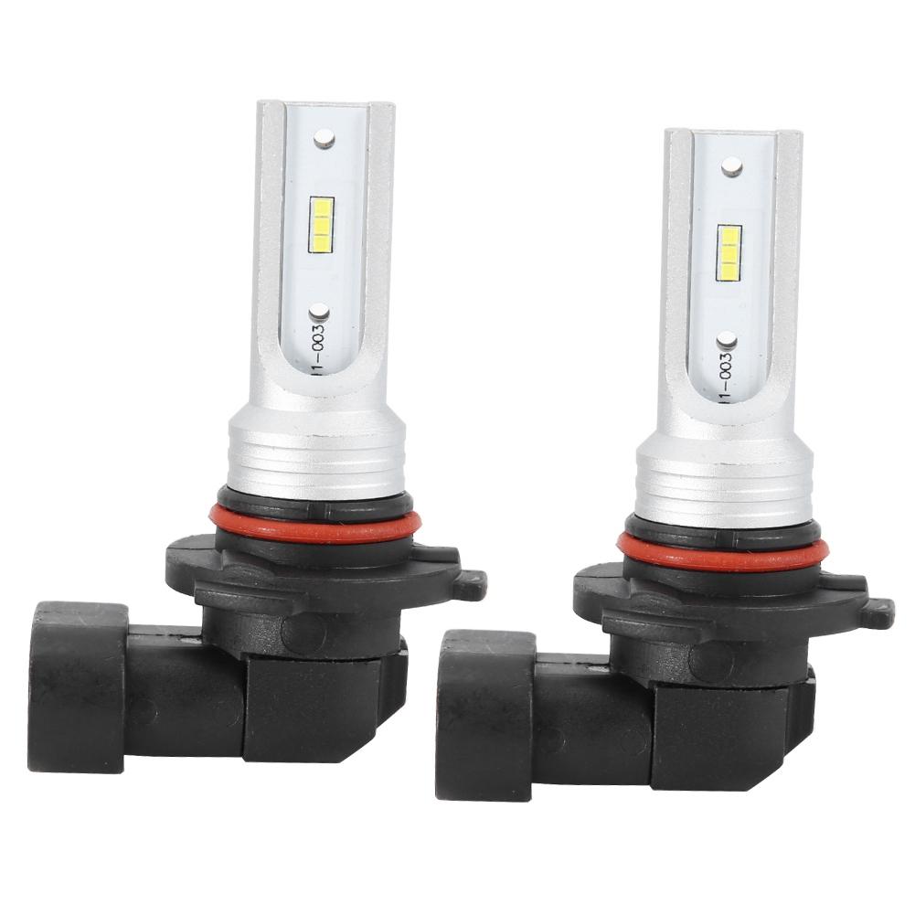 2pcs 72W 6000K White LED Fog Light Bulbs, Super Bright Decoding Car Hdlight Bulbs with Aluminum and Design, for 9145