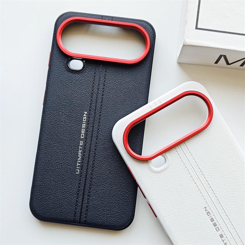 Lehké luxusní kožené pouzdro pro Honor Magic 8 Pro Air Case Silikonový tvrdý zadní kryt Stylová skořápka Nárazuvzdorný nárazník
