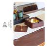 Modern Chinese Anti-Fly Ash Wooden Ashtray for Home or Office