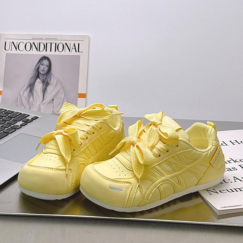 

Women s shoes new summer mesh shoes breathable pair of shoelaces soft sole not tired feet casual shoes 40 жёлтый