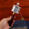 6cm Tibetan Prayer Wheel Buddhist Portable Artistic Six Character Truth Sutra