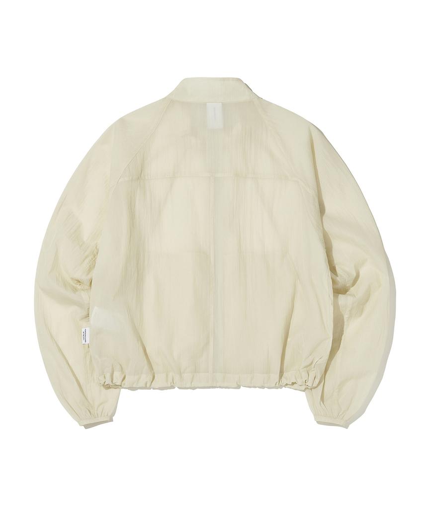 Urbandtype Airlight High-Neck Windbreaker_Cream