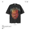 Ve Fun Top Printed Short Sleeve Loose Casual Cartoon T-Shirt High Street O Couple Character Rsize Male Tide