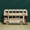 Cross-border New 3D Three-dimensional Jigsaw Puzzle Assembled Toys DIY Creative Wooden Double-decker Bus Toys Puzzle