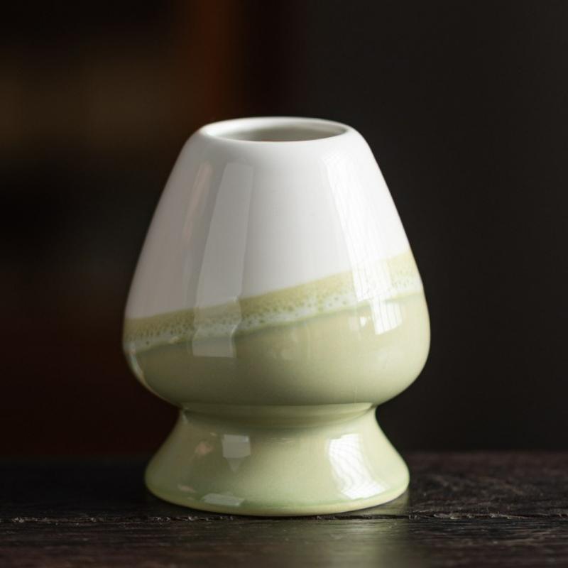 Ceramic Matcha Whisk Stand Holder for Bamboo Matcha Chasen for Home Tea Set Tranditional Tooling Ceremony Accessories Gifts