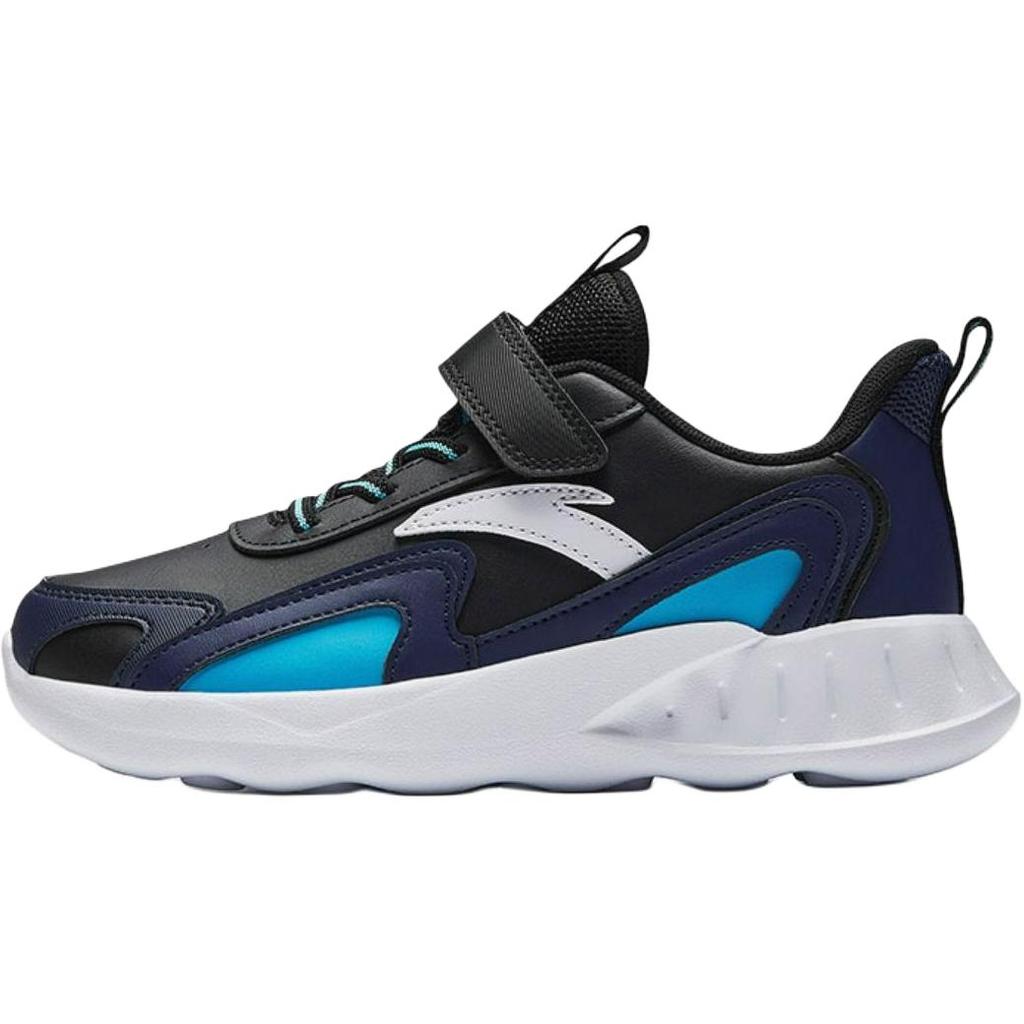 Anta Comfortable Soft Non-Slip Breathable Low-Top Kids Running Shoes Kids Sneaker Black Dark-Blue Chlorine-Blue A312345568I-8