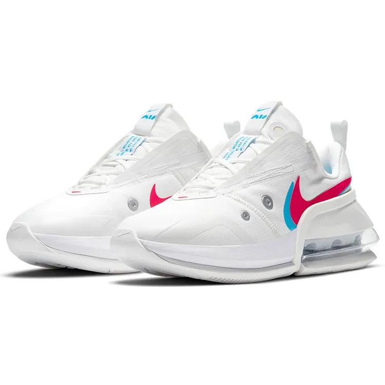 Nike Womens Air Max Up 'Summit White Siren Red' (women's sizes) Summit White / Chlorine Blue / Metallic Silver / Siren Red Running Shoes