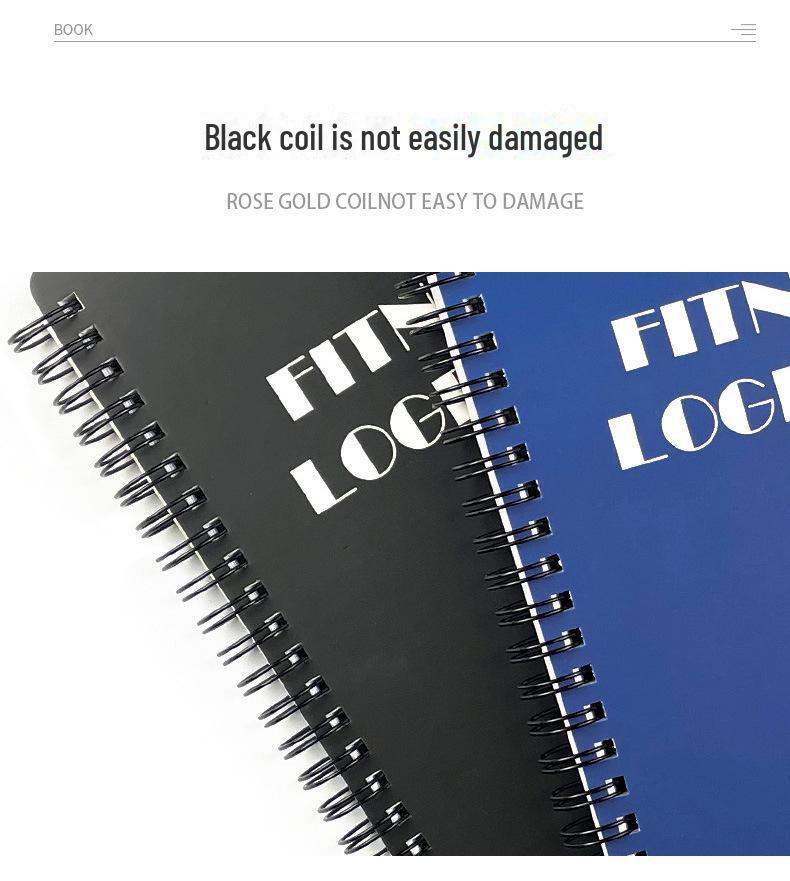 "Cross-Border Fitness Plan: Exercise Log & Running Record Notebook"