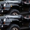 2pcs Front Fender Side Marker Led Light Angel Eye For Jeep Wrangler JK 2007-2017