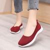Shallow mouth mother shoes women's new one-pedal flat shoes medium and old non-slip soft-soled walking shoes single shoes
