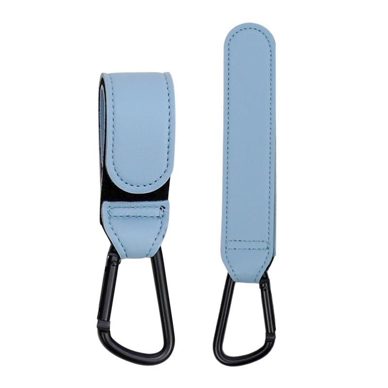 In Stock Stroller Hook with Velcro, Metal Clasp & Carabiner for Child's Stroller