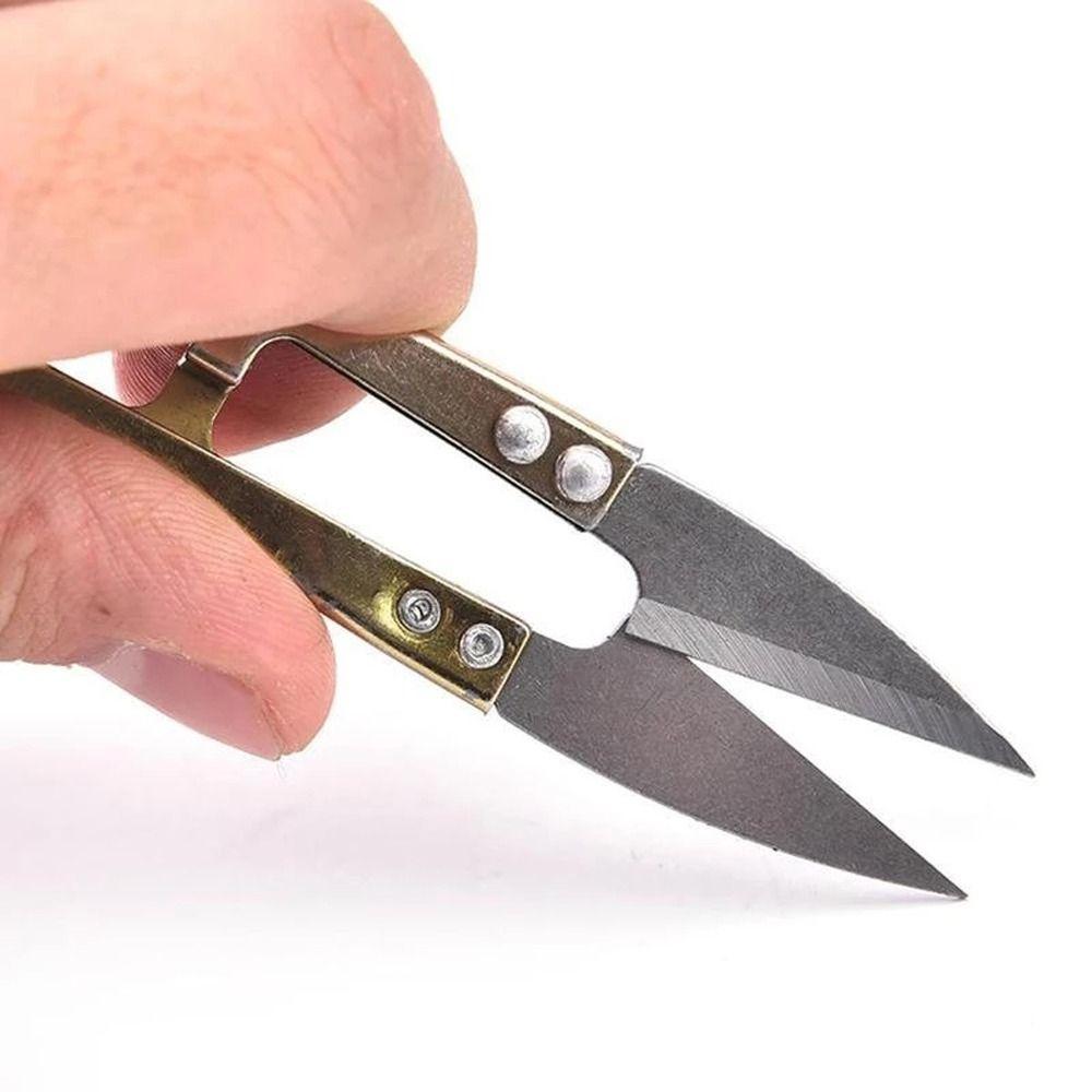 Sewing Tool Fish Line Scissors Fishing Scissor Fishing Line Cutter Gear Scissors U-shaped Scissor