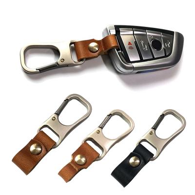Men Metal Key Chains Women Men Accessories Key Strap Fashion Rings Cute Leather Keychains Waist Wallet Car Keyring Holder