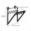 Cabinet Door Garbage Bag Rack Punch Installation over the Trash Holder Space Saving Kitchen