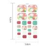 22Pcs Toe Nail Fake Nail With Glue /fake Nails Sticker Fake Nails With Sticker French Nail Nail Set Manicure