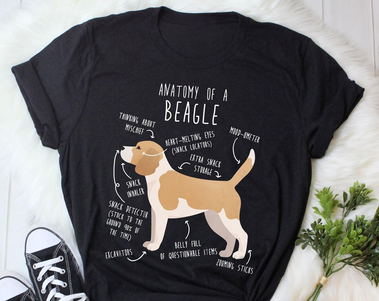 Lemon Beagle Shirt, , , Funny Dog Lover Gift, Cute Beagle T-shirt, Pet Tee, Dog Mom, Dog Dad, Gift For Him, Her, Anatomy Top 120