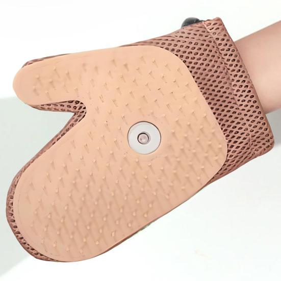 Pet Grooming Glove Dogs Shedding Mist Glove Double-Sided Cats Hair Removal Glove Petting Glove Deshedding Tool for Dogs Cats