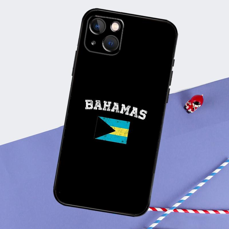 Bahamas Flagge Handyhülle Für iPhone 16 15 Pro Max 12 13 Mini 11 14 Pro Max XR 16 15 Plus 16e Hülle Coque