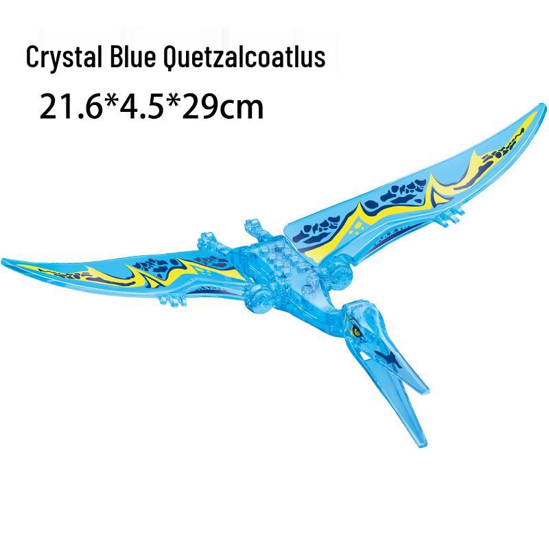 Jurassic Dinosaur Building Blocks: Assembled T. Rex, Brachiosaurus, Carnotaurus, Dilophosaurus