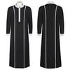 Mittelalterliches Mönchskostüm Zauberer Priester Cosplay Kostüm Neues Halloween Sensenmann Robe Cosplay Rollenspiel Kostüm
