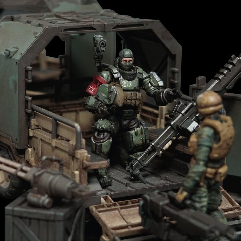 Acid Rain World FAV-A34 Glaucus Infiltrator 1/18 Scale Pre-painted Movable Military Figure (The Last Line of Defense) by TOYS ALLIANCE
